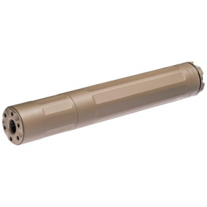SureFire SF Ryder 9M-Ti 9mm Dark Earth Modular Suppressor 1/2x28 Threaded SF-RYDER-9M-Ti-1/2-28-DE