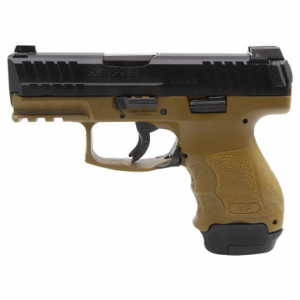 Heckler & Koch HK VP9SK 9mm 3.39" Bbl FDE Subcompact Pistol w/(1) 15rd Mag, (2) 12rd Mags & Night Sights 81000817