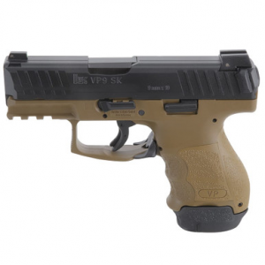Heckler & Koch HK VP9SK Subcompact 9mm FDE Pistol w/(1) 13rd, (2) 10rd Mags and Night Sights 81000292