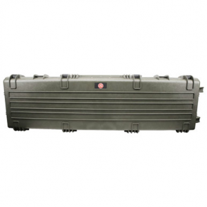 Accuracy International TRANSIT CASE Explorer Plastic Fitted for AX Rifle Green 6980GR Display Model, Some Minor Scratches On Case UA3091