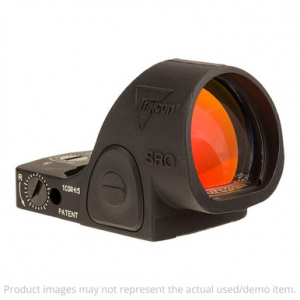 Trijicon SRO Sight Adjustable LED 1.0 MOA Red Dot SRO1-C-2500001 Excellent Condition UA5170