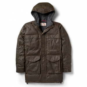 Filson Down Cruiser Parka Burnt Olive LG 10651 Jacket in Green, L