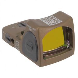 Trijicon RMR 3.25 Adj MOA Red RMR Type 2; HRS Hard Anodized Coyote Brown RM06-C-700780 Small Scratch in Metal UA2448
