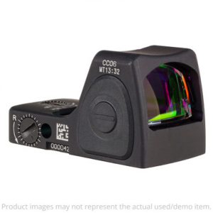 Trijicon RMRcc Sight Adjustable LED 3.25 MOA Red Dot CC06-C-3100001 - No Mounting Screws - Light Scratches/Wear - Great Condition UA6175