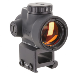 Trijicon 1x25 MRO 2.0 MOA ADJ Red Dot w/MRO Low & 1/3 Co-Witness Mounts 2200011 Like New - Scratched Battery Cap UA2250