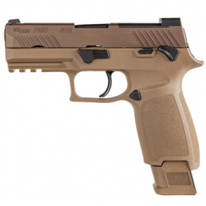 Sig Sauer P320 M18 Carry 9mm 3.9" Bbl Optics Ready Coyote MS Like New Demo Pistol w/(3) 10rd Mags 320CA-9-M18-MS-10