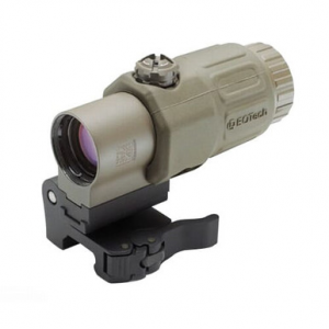 EOTech G33 Magnifier with QD STS Tan Mount Like New Demo G33STS-TAN