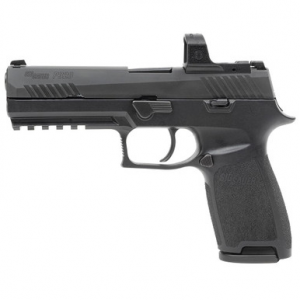 Sig Sauer P320 RXZP 9mm 4.7in, Nitron, Blk, Striker, Mod Poly Grip, (2) 10rd Steel Mag, ROMEO ZERO PRO Pistol 320F-9-B-RXZP-10