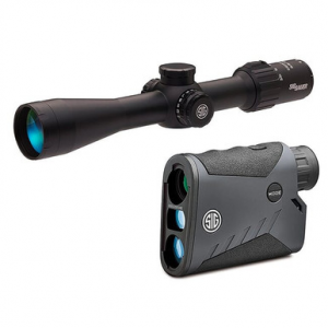 Sig Sauer BDX Combo Kit, Kilo1000BDX LRF and Sierra3BDX Rifle Scope, 3.5-10x42mm SOK10BDX02