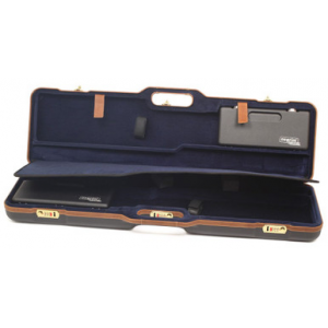 Negrini Two Gun 36" Case ABS Black/Blue 1677LX-UNI/5078 in Black Exterior; Blue Interior