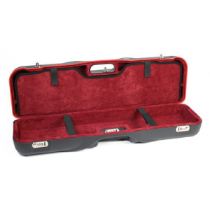 Negrini One Gun - for Sporting and Hunting + 1 CU/FT of Luggage up to 34-5/8". Black with Burgundy interior. 1646LR-LUG/5290