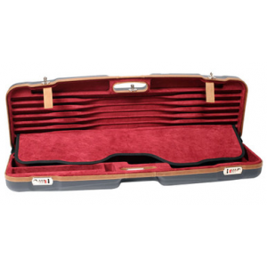 Negrini Sporting 33.7" Case Blue/Bordeaux/Brown Trim 1622LX-TUBE/5228 in Blue Exterior; Bordeaux Interior