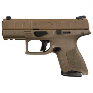 Beretta APX Compact FDE 9mm 3.7" Striker Fired 10rd (2) Pistol JAXC92005
