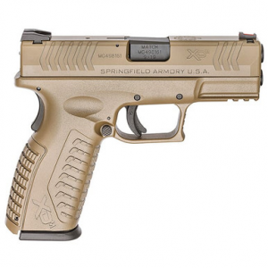Springfield Armory XD(M) 9MM 3.8" All Desert FDE, 10-Round (W/2 MAGAZINES) XDM9389F