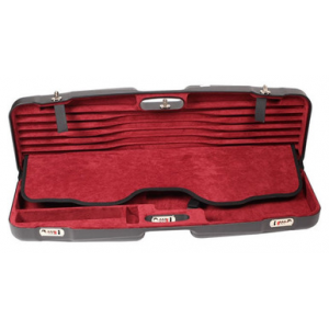 Negrini Sporting 33.7" Case Black/Bordeaux 1622LR-TS/5227 in Black Exterior; Bordeaux Interior