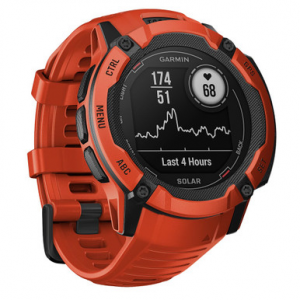 Garmin Instinct 2X Solar Flame Red Smartwatch 010-02805-11 010-02805-11-Garmin