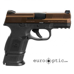 FN America FNS-9C NMS 9mm 3.6" BLK/Bronze 12/17rd - 66-100010-FN