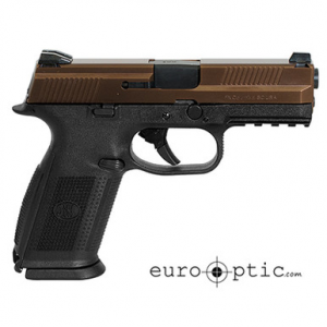 FN America FNS-9 NMS 9mm 4" BLK/Bronze 17rd - 66-100011-FN