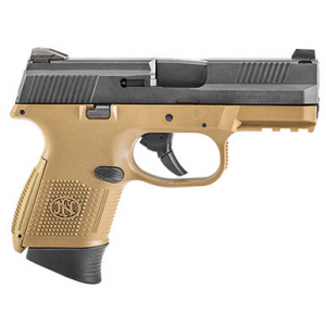 FN America FNS-9C NMS FDE/BLK 9mm 12rd and 17rd 66-100354