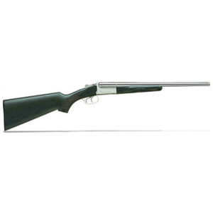 Stoeger Coach Gun DT 20ga 3" 20" Black-Finished Hardwood, Polished Nickel Side-by-Side Shotgun 31420