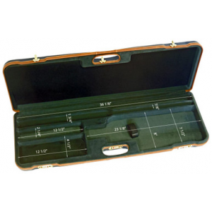 Negrini One Shotgun Two Bbl 36.5" Case Blue/Gray/Tan Trim 1653LX/5005 in Blue Exterior; Gray Interior