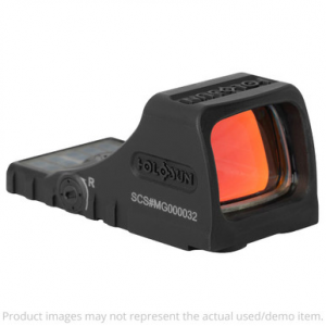 Holosun SCS-MOS Multi-Reticle 32MOA Green Circle & 2MOA Dot MOS Pistol Cut Solar-Charging Reflex Sight SCS-M-GR UA5266