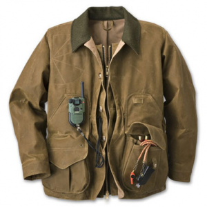 Filson Tin Cloth Field Coat fully lined with game bags Alaska Fit Tan XL 100882425 Jacket