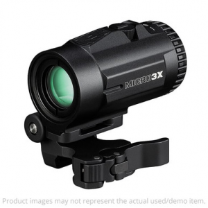 Vortex Micro 3x Magnifier w/ Quick Release Flip Mount V3XM - Light Wear UA5645