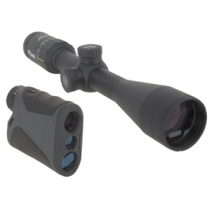 Sig Sauer WHISKEY3 3-9x40mm BDC-1 Quadplex Riflescope w/ KILO1000 Laser Rangefinder SOW33204HVP Like New UA2543
