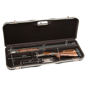 Negrini One Shotgun 34" High Rib Case Black/Gray 1645LX/4752 in Black Exterior; Gray Interior