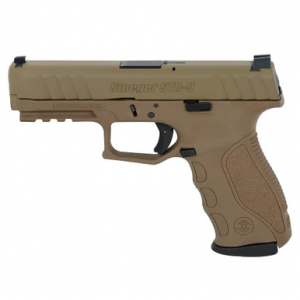 Stoeger STR-9 9mm FDE/Cerakote Pistol w/ (3) 15Rd Mags and 3 Backstraps 31729