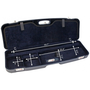 Negrini Two Gun 33.7" Case Blue/Blue 1622LR/5135