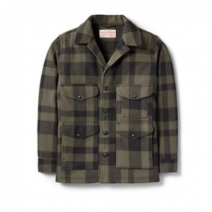 Filson Mackinaw Crusier X- Long (Ak Fit) OtGnBlack M-LONG FCO-010517 FIL-10044-OtGnBlack-M-LONG Jacket in Otter Green/black, M