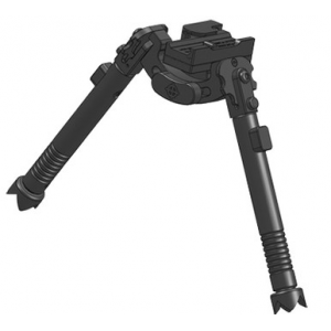 TRT Tactical Precision bipod, +/- 15deg cant, +/- 20deg swivel, QD, metal claw feet PBP-S-QD-C