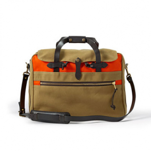 Filson Large Carry-on Bag - Orange & Tan in Orange/tan