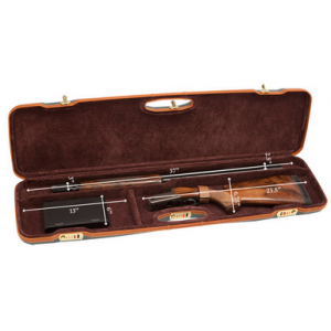 Negrini One Shotgun 36.5" Case Green/Brown 1607SLX/4712 in Green Exterior; Brown Interior