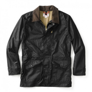 Filson Cover Cloth Mile Marker Coat Black MD 10409 Jacket, M