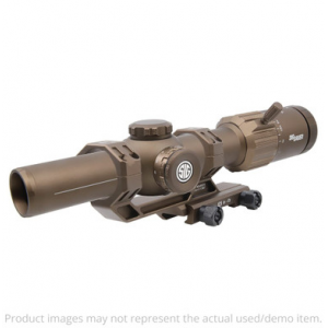 Sig Sauer TANGO-MSR 1-8x24mm Illum BDC8 SFP Coyote Tan Riflescope w/ALPHA-MSR Mount SOTM81200 Good Condition UA5214