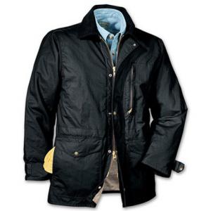 Filson Cover Cloth Mile Marker Coat Black 2XL 10023 Jacket