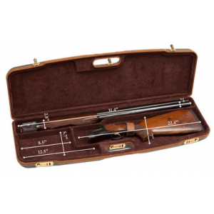Negrini One Shotgun 31-3/8" Green/Brown Case 1608LX/4719 in Green Exterior; Brown Interior