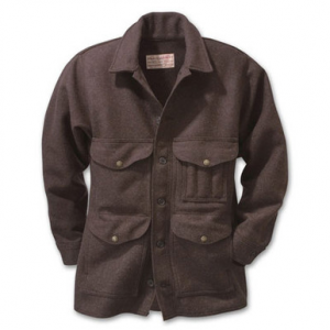 Filson 34 Dark Brown Mackinaw Cruiser 10043 Jacket