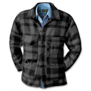 Filson 34 Gray/Black Mackinaw Cruiser 10043 Jacket in Gray Black
