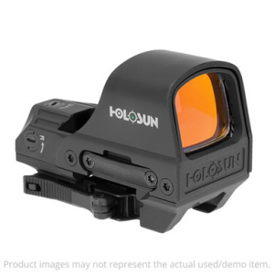 Holosun USEDHE510C-GR Green Multi-Reticle Circle Dot Reflex Sight w/Solar Failsafe & Shake Awake HE510C-GR Light Mount Marks UA4929