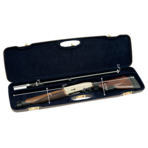 Negrini One Gun Semi-Auto/Pump 36" Case Brown/Blue 1607ALR/4792 in Brown Exterior; Blue Interior