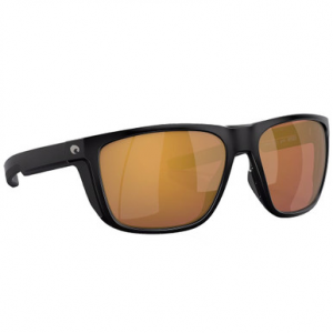 Costa Del Mar Costa Ferg Matte Black Frame Sunglasses w/Gold Mirror 580G Lenses 06S9002-90024059