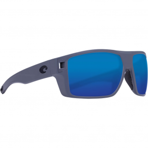 Costa Del Mar Costa Diego Matte Gray Sunglasses w/Green Mirror 580G Lenses 06S9034-90340862 in Blue Mirror 580G