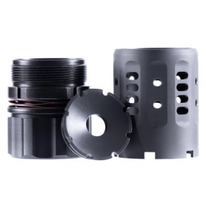 Dead Air Silencers Dead Air .30 Cal Pyro Muzzle Brake with DA428 KeyMo & Front Cap DA202A