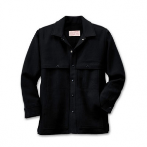 Filson Wool Cape Coat Black XL 10048 Jacket