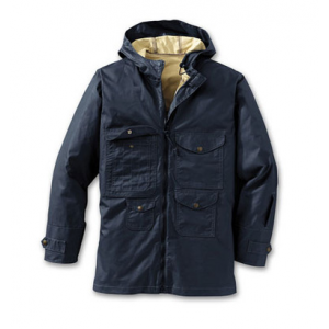 Filson XS Navy/Tan Redwood Zip Anorak FIL-10421-NT Jacket in Navy Tan