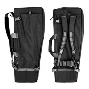 Desert Tech SRS BLK w/Backpack Straps Soft Case in Black